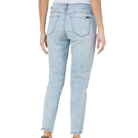 STS BLUE New Taylor Tomboy Star Studded Raw Hem Ankle Jeans Blue NWT Women's 32 - Picture 6 of 17